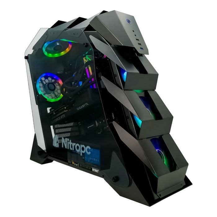 NitroPc PC Gamer Elite Intel Core Ultra 7 + RTX 5080 RAM .2 2TB Win11 Pro WiFi Neuf - vue 6