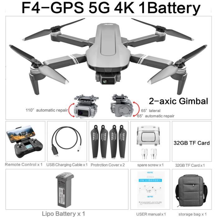 LUXWALLET Skyline² 5 GHz Professionnelle Drone Avec Vrai 4K