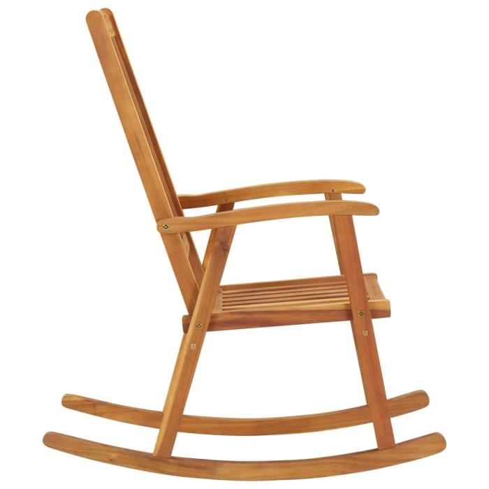 YELLOO - Fauteuil a Bascule, Chaise a Bascule en Bois de Bouleau, Fauteuils de Salon à Bascule, Rocking Chair Allaitement, pour Lire, se Détendre à la