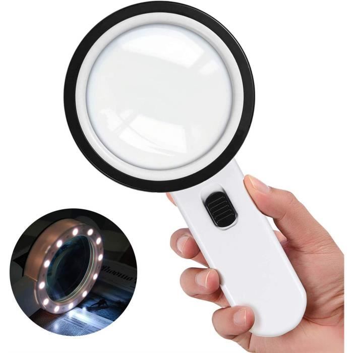 Malvoyant Cytteroa Loupe 30X Observation et Travaux Manuels Loupe de