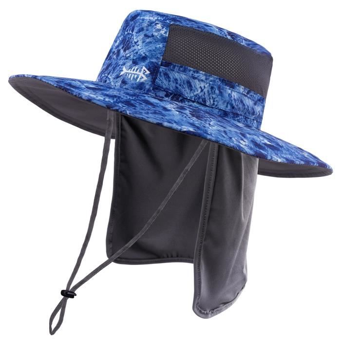 Chapeau Soleil Pêche Randonnée Chapeau Boonie Camouflage Multicam