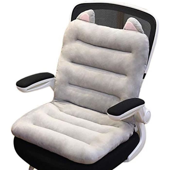 Chaise Ergonomique à Genoux En Bois Chêne Avec Coussins Lin 8 Cm - Capacité 120 Kg - 2 Repose-poignets Inclus - Pour Bureau Et Maison