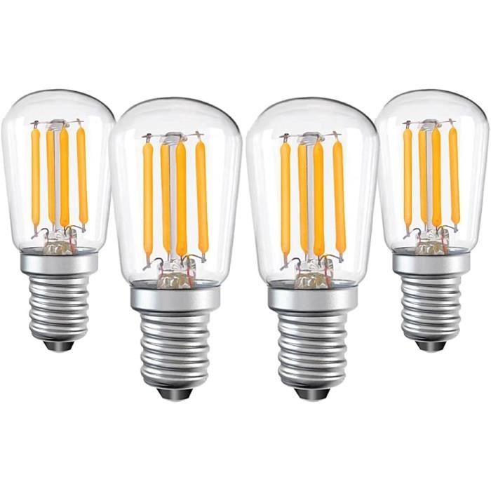 2.5W E14 Ampoules LED Réfrigérateur Ampoule Frigo SES Blanc Chaud 2700K,  E14 Ampoule LED pour Hotte Aspirante 2.5W équivalent (W) - Cdiscount Maison