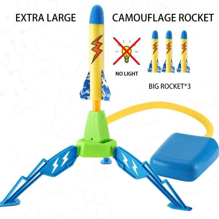 Mini - Pédale de fusée à Air comprimé pour enfants, jeux de Sports de plein Air, lanceurs de