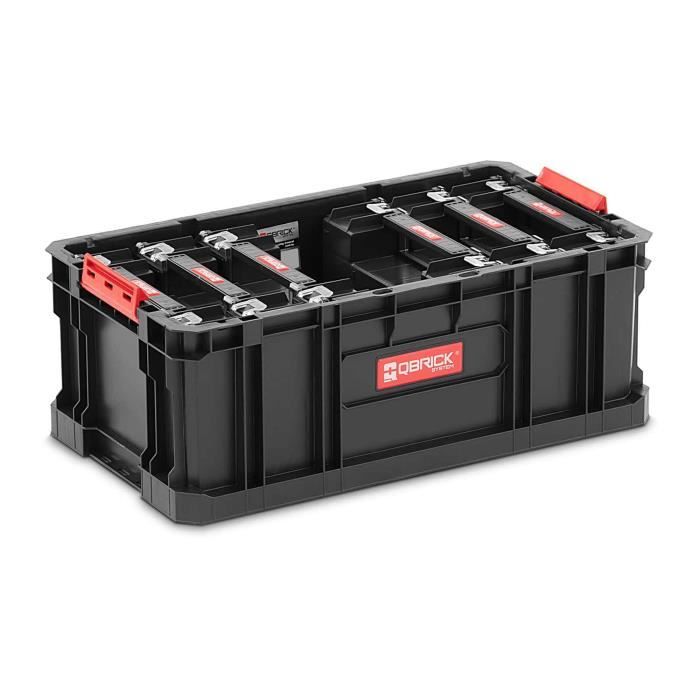 Kit avec bac a outils vide et 6 organisateurs d outils multi ...