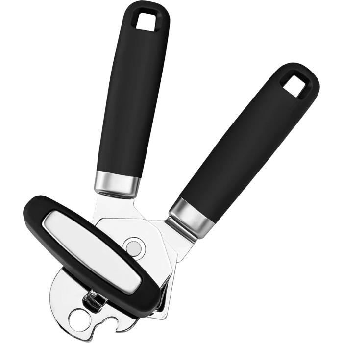 Ouvre-Boîte Et Bouchons Manuel Réglable - Acier Inoxydable - Ergonomique Pour Personnes Âgées Ou à Force Limitée - 3