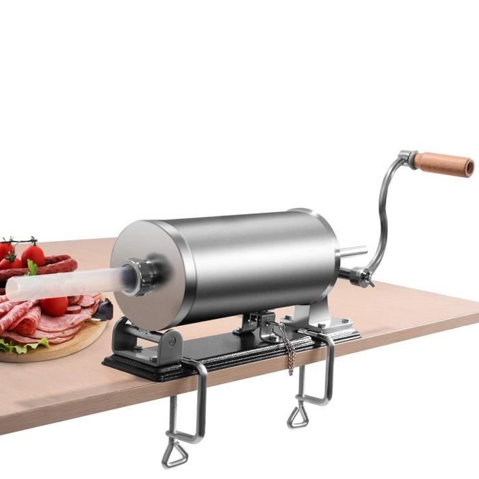 Machine à Saucisses Manuelle Poussoir à Saucisses Horizontal (5L) [432
