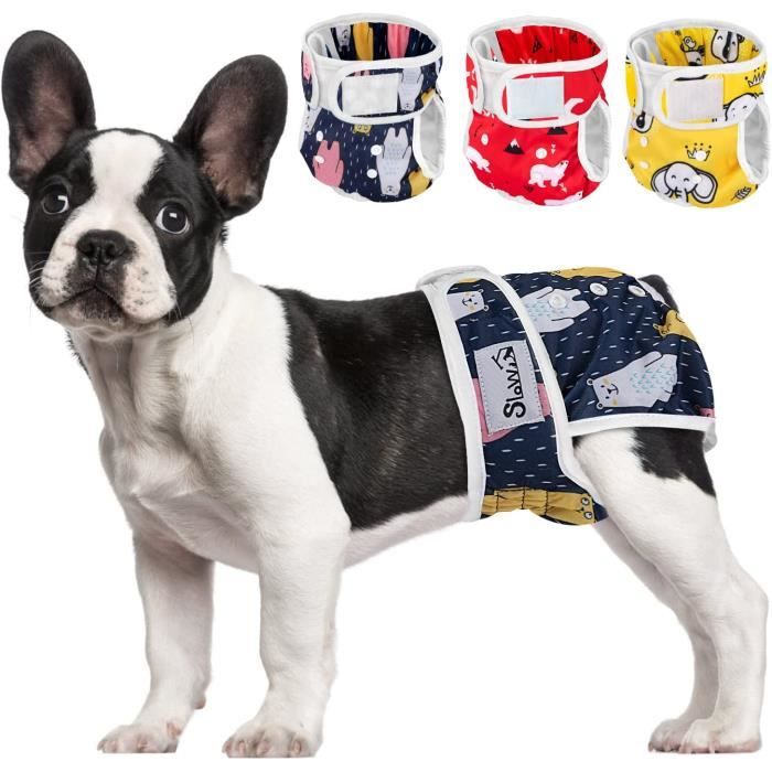 Sac à Couches Réutilisable ROELLY - Lot De 2 - Imperméable, Lavable - Motifs Animaux - Pour Maternité