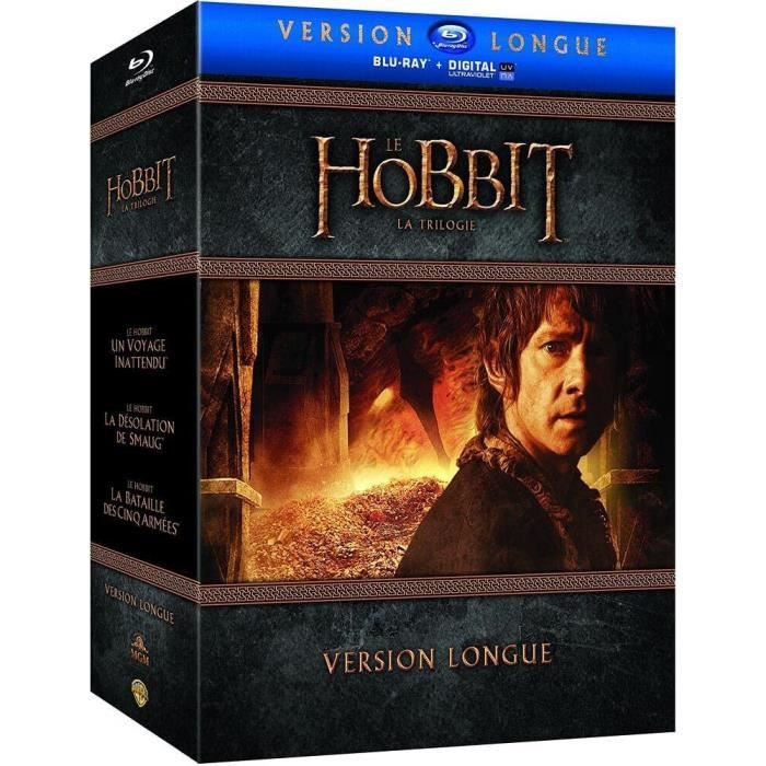 Le Hobbit Version Longue La Trilogie Coffret BluRay [Version longue Bluray] [Version