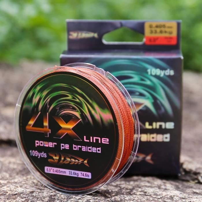 Fil De Pêche Tressé (braid) Haute Performance Reaction Tackle - Résistant à L'abrasion, Pour Eau Douce Et Salée