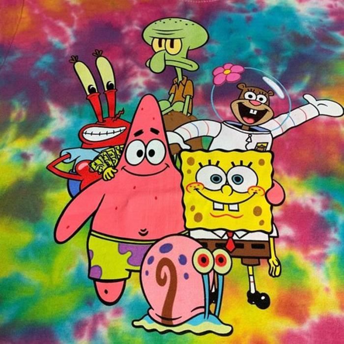 Spongebob And His Friends - 5D Diamond Painting 