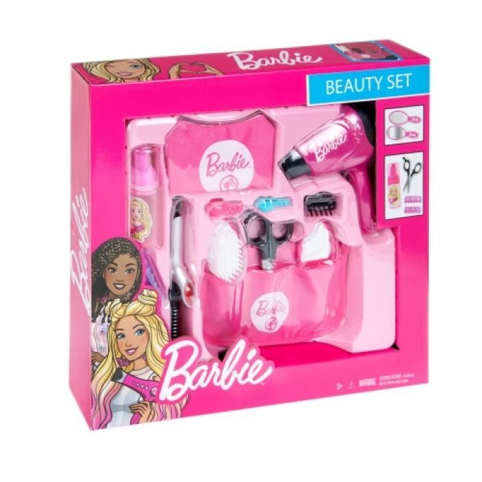 BARBIE - Barbie Salon de Coiffure - Coffret Mobilier de Poupée &  accessoires - Poupée Incluse - Cdiscount Jeux - Jouets