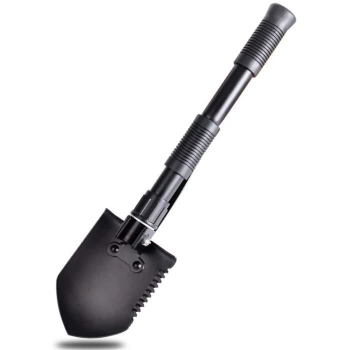 Pelle pliante de jardin en acier au carbone haute résistance, utilisation pour activités de