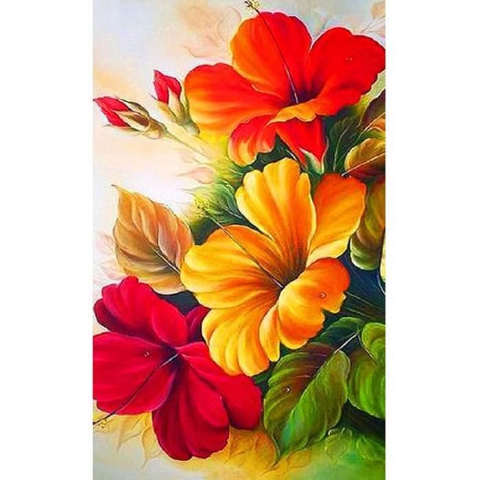 Kit De Peinture Diamant 5D,40 * 50 Cm Perceuse Cristal Broderie