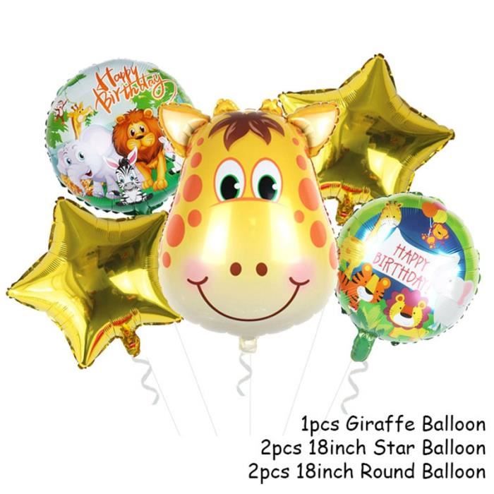 Set Ballons Jungle 2 ans - 30 pièces - Décoration Anniversaire