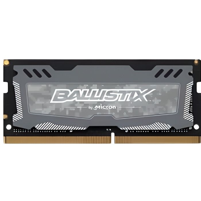 Vente Memoire PC Mémoire CRUCIAL 8GB DDR4 2666 MT/s (PC4-21300) CL16 DR x8 Unbuffered SODIMM 260pin pas cher Vente Memoire PC Mémoire CRUCIAL 8GB DDR4 2666 MT/s (PC4-21300) CL16 DR x8 Unbuffered SODIMM 260pin pas cher