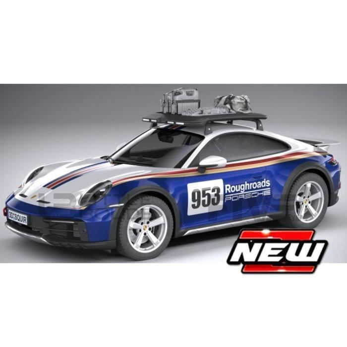 Bburago Porsche 718 Boxster Bleu – Échelle 1:24 – Modèle Réduit Sportif Et élégant