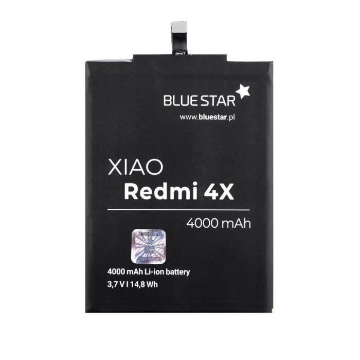 Batterie interne Blue Star compatible Xiaomi Redmi 4X 4000 mAh Li-Ion
