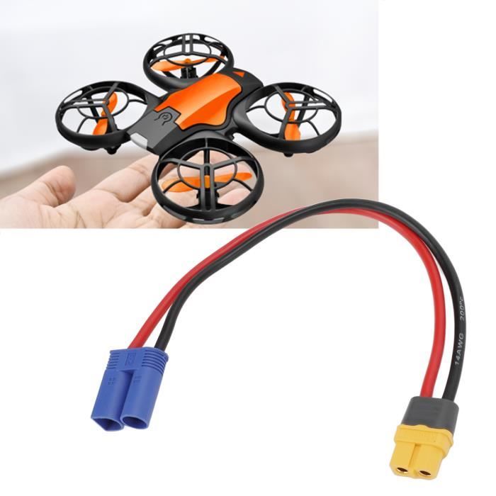 2 Paires Câbles Adaptateurs XT60 Vers JST - Pour RC Avion/voiture/hélicoptère - 10cm