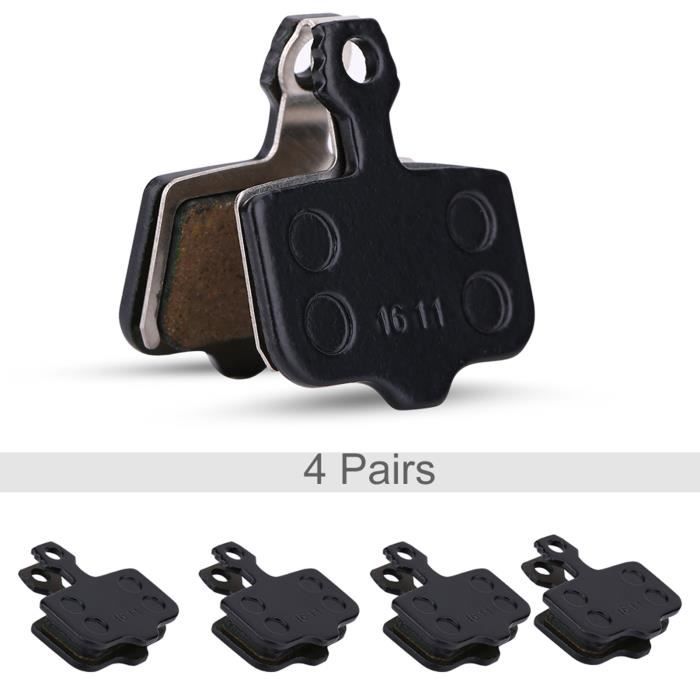 Plaquettes De Frein Disque Vélo - 2 Paires Compatibles Avid Elixir, SRAM X0/XX/X7/X9 | Matériau Multimétallique Haute Performance - 3