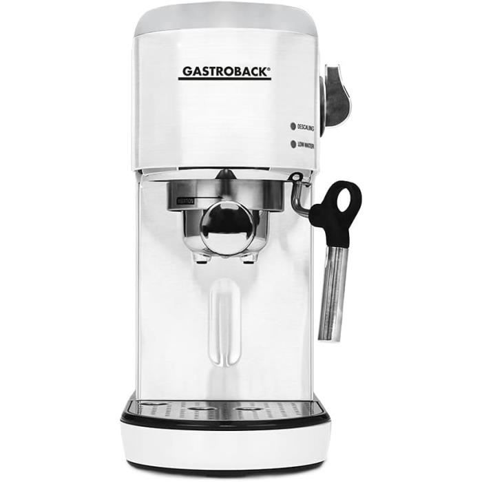 Gastroback 42717 Piccolo Espresso MachineAcier InoxydableBlanc - Gastroback