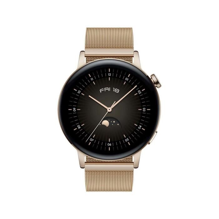 HUAWEI Watch 3 GT - Edition Elégante Dorée - Montre connectée - 42 mm