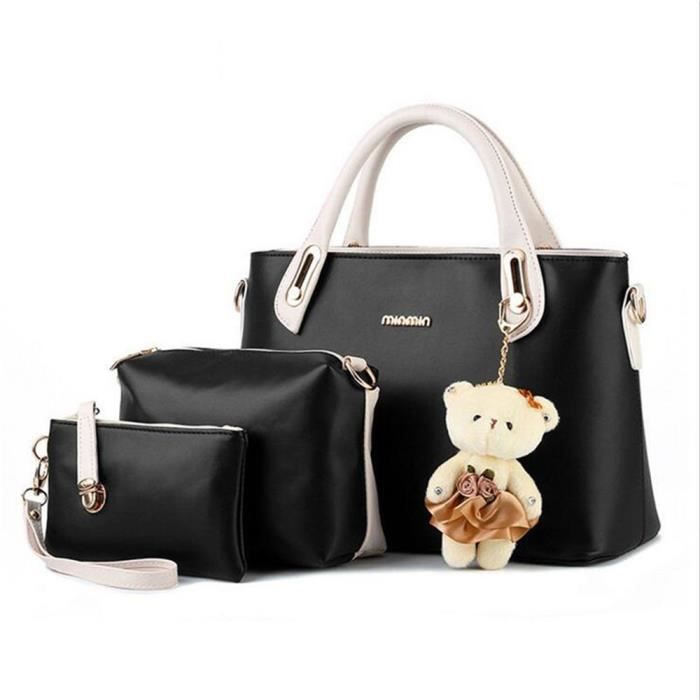 Sac à Main Femme VALENTINO GARAVANI ROCKSTUD - Cuir Noir Occasion - Sac Porté épaule