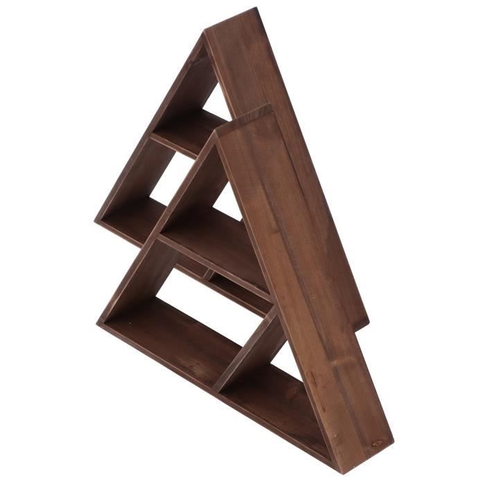PAMINGONO Étagère D'Angle Murale 30 Cm – Support Triangulaire Design Éventail, Blanc Moderne