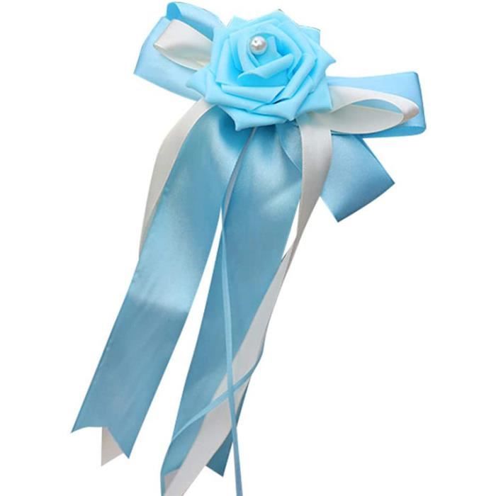 Yurosiay Nœuds pour antenne de voiture - Décoration de mariage - Rétroviseur - Poignée de porte - Décoration de voiture Yurosiay Nœuds pour antenne de voiture - Décoration de mariage - Rétroviseur - Poignée de porte - Décoration de voiture
