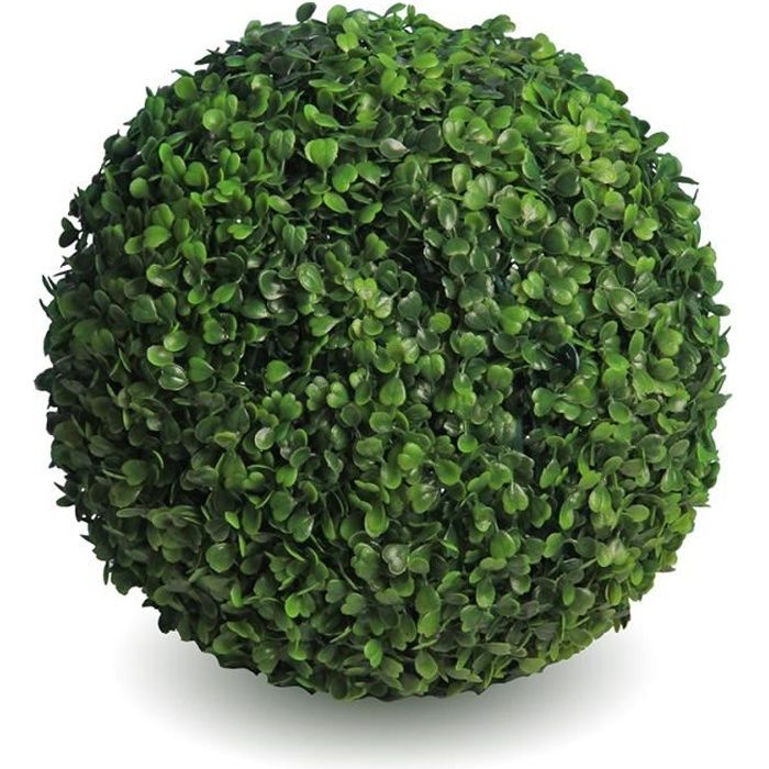 Ligne Déco | Boule de Buis artificielle | Diamètre 30cm| Plante verte