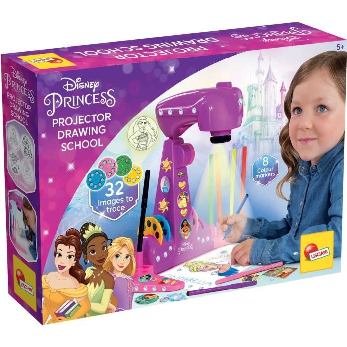 Projecteur de dessins - LISCIANIGIOCHI - PRINCESSES - Accessoires Inclus Modèles Princesses
