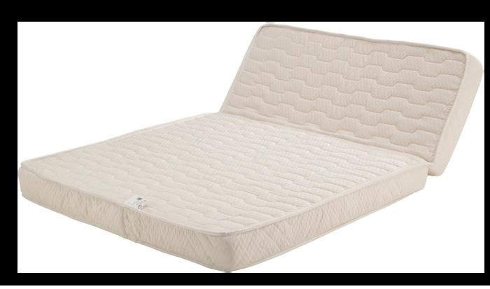 Matelas Ferme Pour tous BZ 140x190 x 10 cm - Découpe Assise 60 cm - 5 zones de Confort - Noyau Poli Lattex HR Dernière Génération