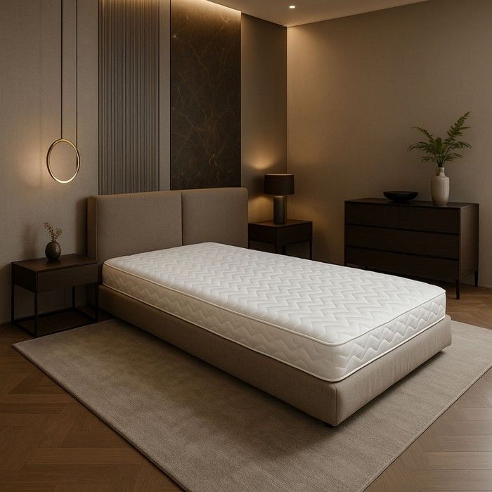 Lot de 2 Matelas 70x190 x 19 cm Ferme - Spécial Sommier Electrique - 5 Zones de Confort - Noyau Aertech+ 35 Kg-m3 HR Dernière Génér