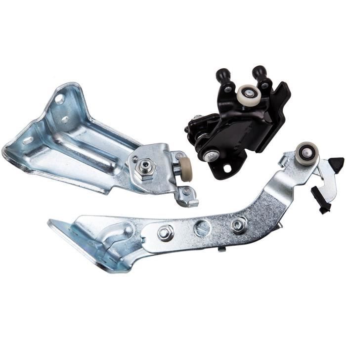 Q-Parts Right Side Roller Guide Sliding Door Kit For Fiat Ducato 2006, Citroen Jumper, Peugeot Boxer - 3 Piece Set