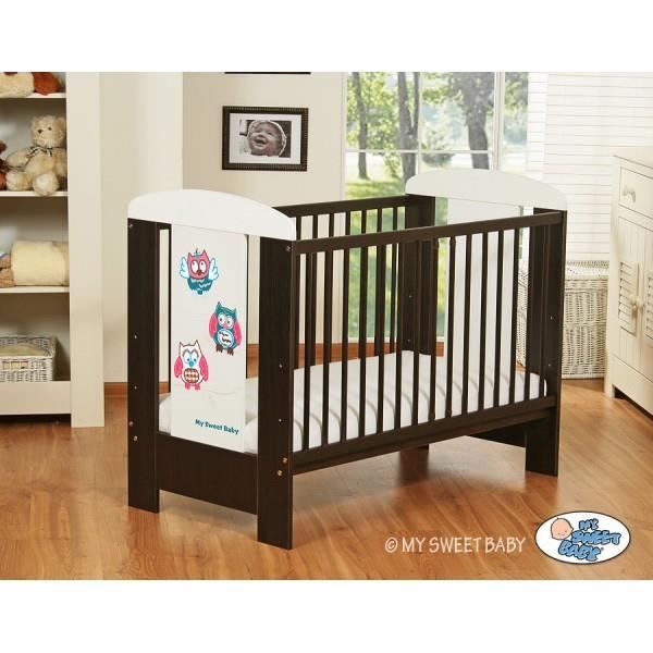 Lit Bebe Hibou Rose Et Bleu Wenge Cdiscount Puericulture Eveil Bebe