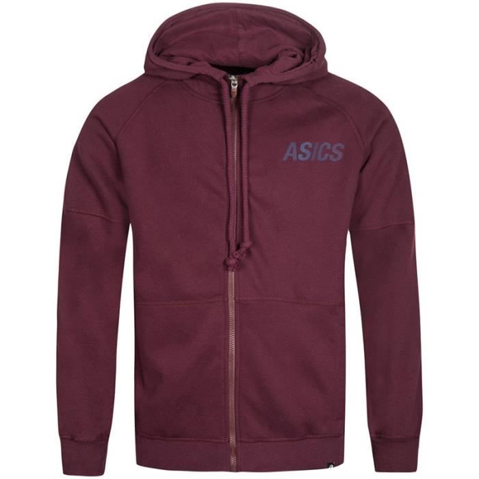 sweat asics femme bordeaux