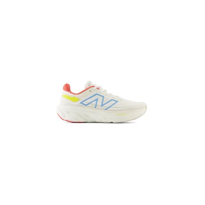 Chaussures Running NEW BALANCE Femme 1080 Blanc / Orange PE 2024 Chaussures Running NEW BALANCE Femme 1080 Blanc / Orange PE 2024