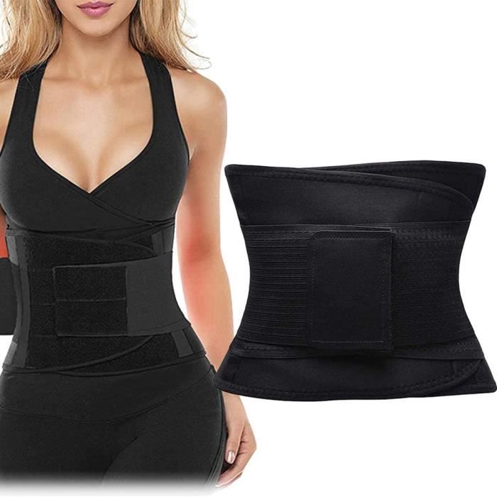 Ceinture de Sudation - SURENHAP - Noir - Fitness -
