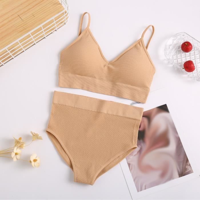 Ensemble De Sous-vêtements Pour Pré-adolescente Motif Étoile Et Fleur