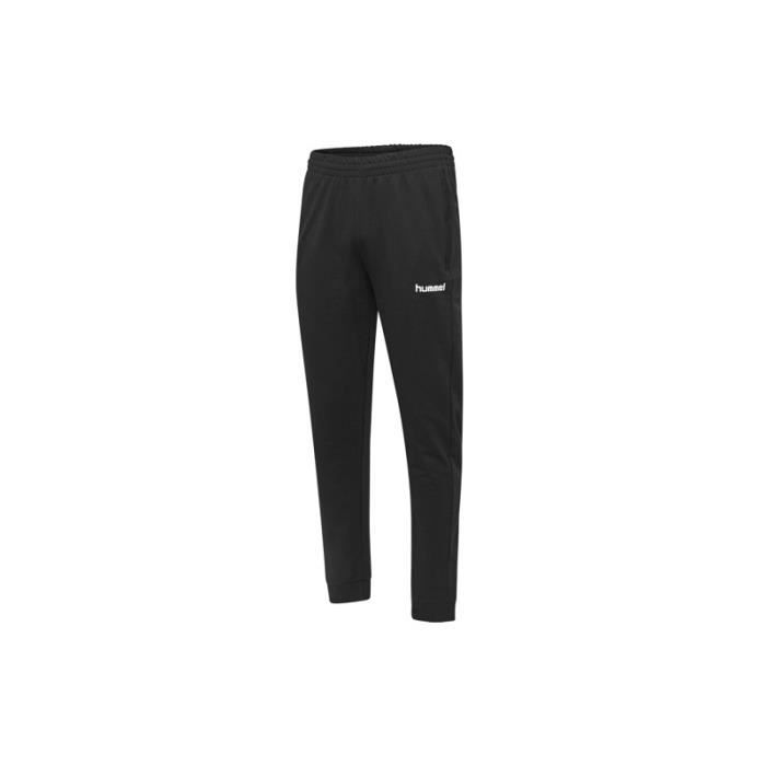 Pantalon - Hummel - HMLGO - Noir - Coton 80% - Polyester 20% - Multisport Pantalon - Hummel - HMLGO - Noir - Coton 80% - Polyester 20% - Multisport