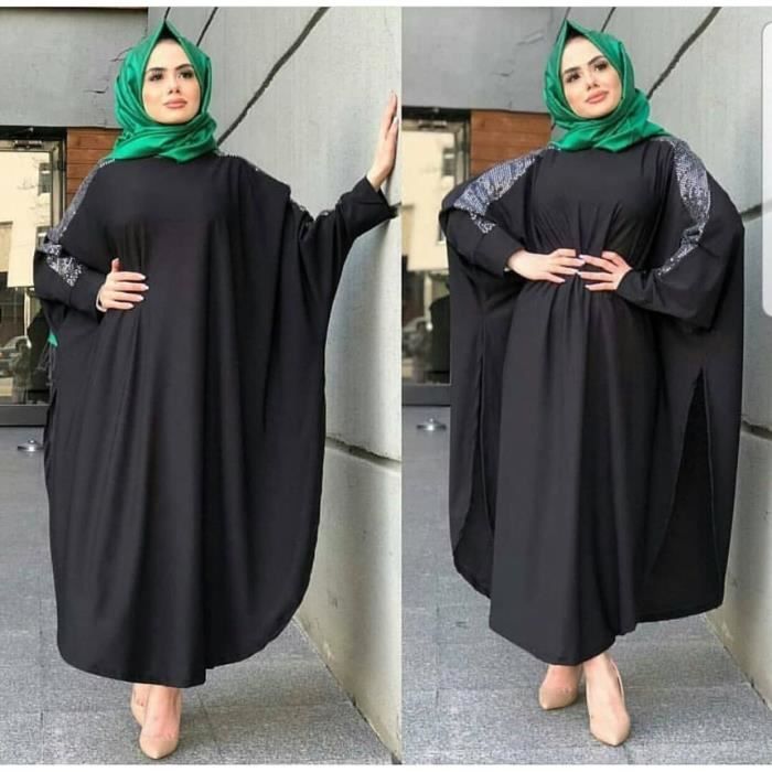 LOCCO Robe De Prière Fille Une Pièce Manches Longues Avec Hijab Intégré – Vêtement Islamique Confortable Pour Enfant, Idéal Ramadan Et Prières Quotidiennes