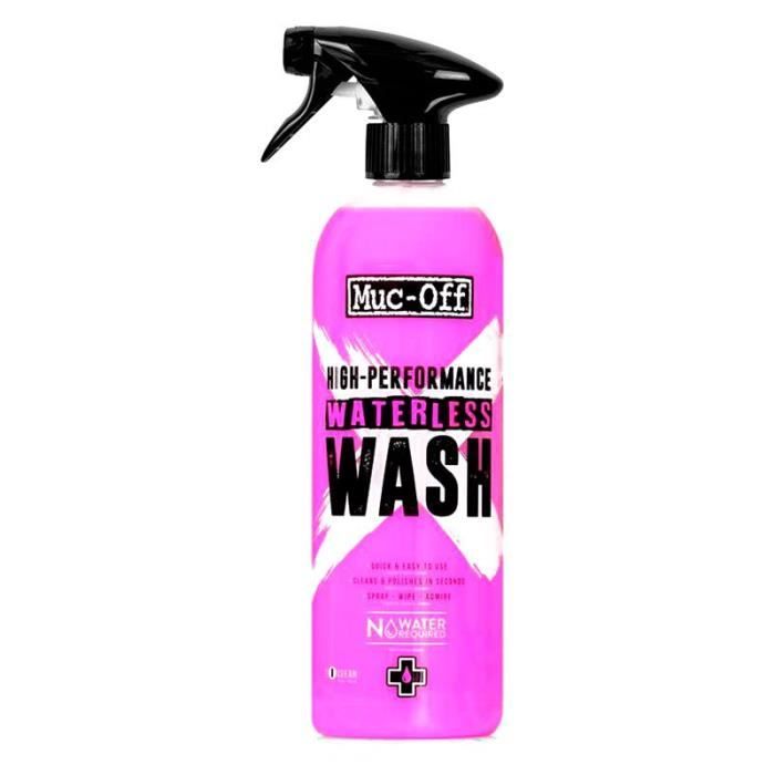 Muc-Off - Nettoyant Sec Waterless Wash - Spray Facile Utiliser, Sans Eau - Non Collant - Fini Brillant - 5L