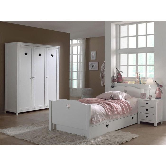 Chambre Complète 5P Amori IV Blanc Chambre Complète 5P Amori IV Blanc