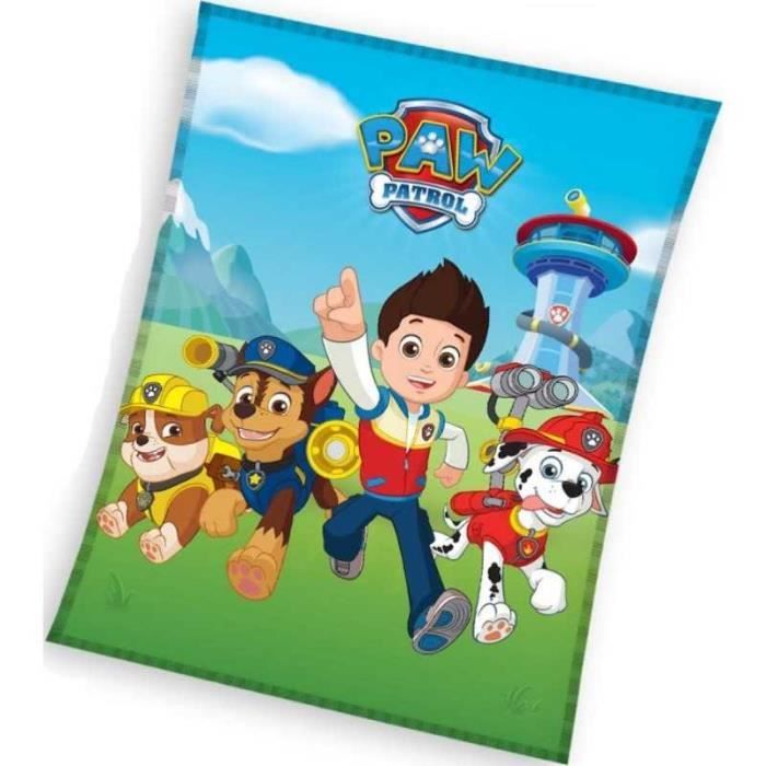 Couverture Paw Patrol Halloween - 50x70 Cm - Peluche Nickelodeon - NEUF