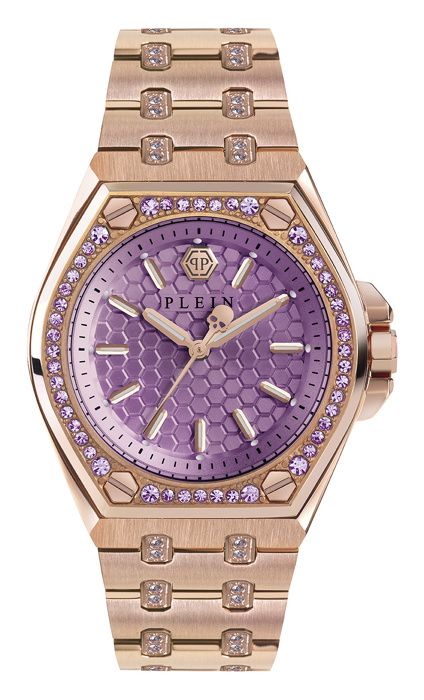 Montre Femme Philipp Plein - PWJAA0922 en Acier Inoxydable Rose - 38mm - 5 Atm