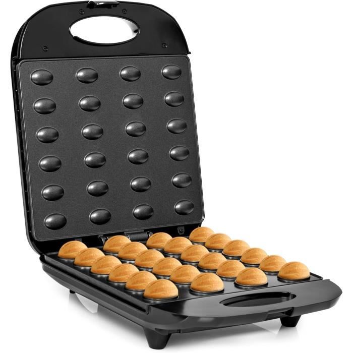 Machine à Gaufres Aux Noix électrique - Double Face Antiadhésive - Pour Gâteaux, Biscuits, Snacks