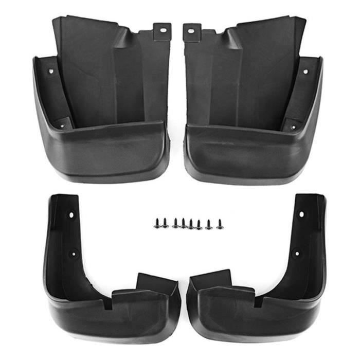 Noir Garde-Boue De Voiture Pour Citroen C2 2006-2014, Ailes De Roue Avant Arrière En CaoutchoucBavettes De Protection Anti-éclaboussures Voiture Accessoire