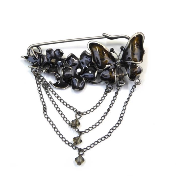 KSIUW 20 Pcs Épingle à Nourrice Colorée En Fore De Papillon, Broche En