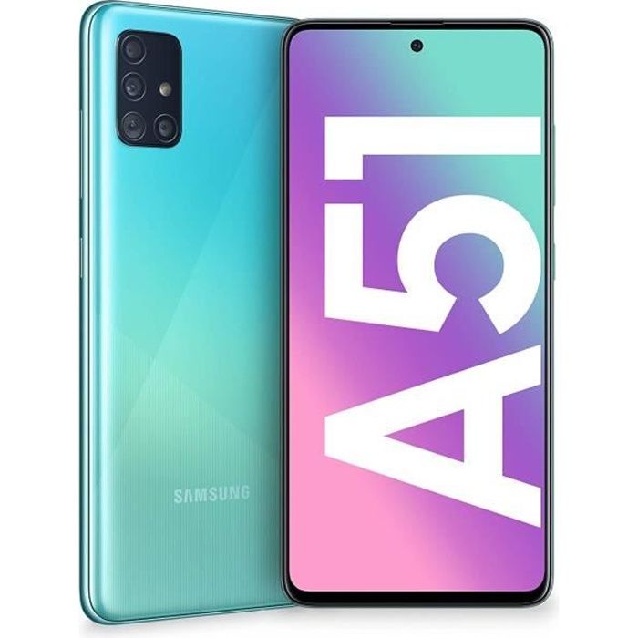 Samsung Galaxy A51 128 Go Bleu - Cdiscount Téléphonie