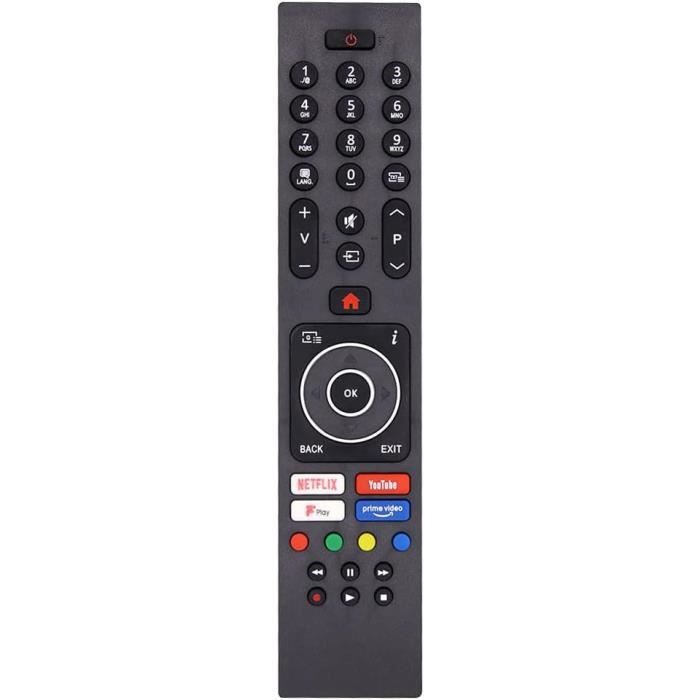 Télécommande De Rechange Compatible Telefunken, Digihome, Alba, Polaroid, Finlux, Bush, Hitachi Et Smart TV - Sans Configuration - Matériau ABS